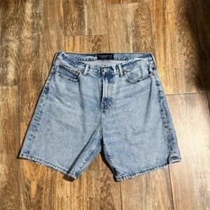 Abercrombie & Fitch Blue Denim Shorts